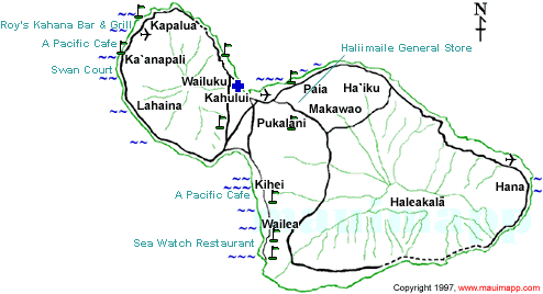 Maui Dining: Hawaiian Regional Cuisine:  A Pacific Cafe, Restaurant, Haliimaile General Store, Roy's Kahana Bar & Grill, Sea Watch Restaurant, Swan Court Restaurant